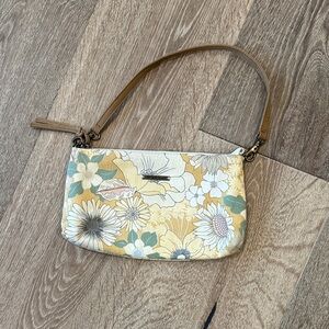 O'Neill Yellow Floral Wristlet
